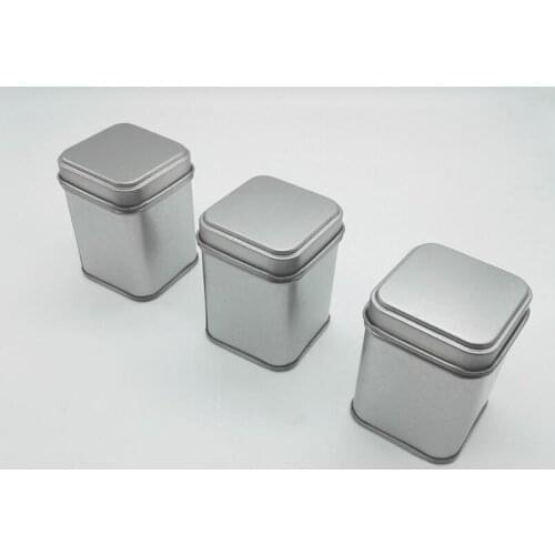50g Tin Metal Cans Storage Bottles Metal portable Tea Caddy Mini Candy Jars small sealed canisters LX2569