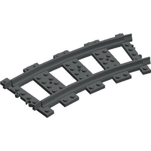 [MOC Hub] Rail Straight Curved Train Building Blocks Compatible Major Brand Kids Toys 53400 53401 Early Learning Education Gifts