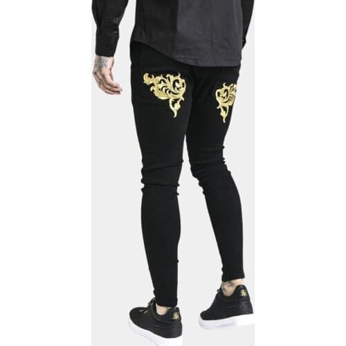 SikSilk Alves Low Rise Skinny Fit Mens Jeans
