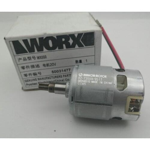 Original motor 20V 6 teeth for WORX WU550 WX550.9 WU550.9 WX550 50031477 RZ-735VA-9517 cordless reciprocating saw spare parts