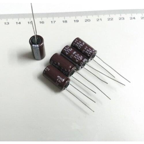 CAP Switching US 35V 470UF Size: 10*20 mm NIPPONCHEMI-CON High frequency low resistance new and original 30pcs/lot