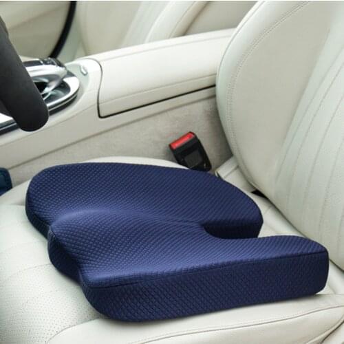 Car Seat Cushion Tailbone Pain Pillow Seat Pad Quality Memory Foam Pillow Removable Cover Easy Wash Relieve Coccyx Pressure