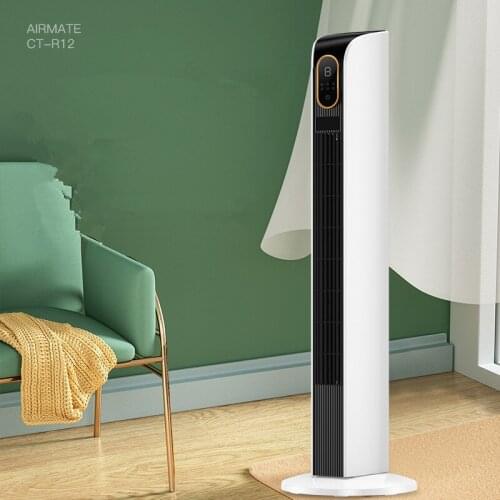 Net celebrity new product 220V tower fan leafless fan smart floor fan electric fan light tone office bedroom energy-saving fan