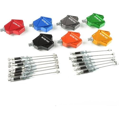 CNC Brake Levers Ropes Cables Stunt Clutch Lever Easy Pull Cable System For yamaha XTZ150 XTZ 150 2014 2015 2016 2017 2018