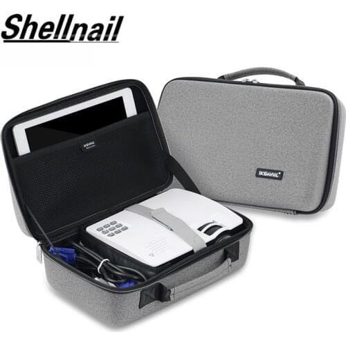Shellnail LED Proyector Bag For Xgimi Z3 GP70 AKEY1 C80 Mini Support Most Projector Accessories Protective Portable Bag