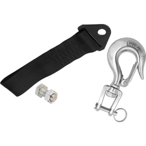 Pull Strap with Hooks Emergency Car Cable Heavy Duty Towing Rope