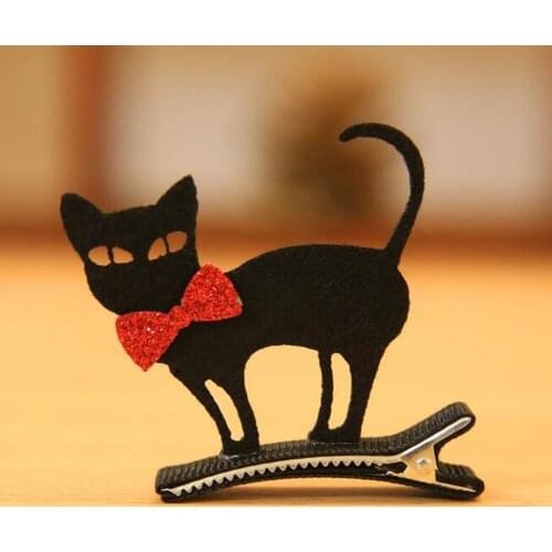 Halloween Children Hairpins Pumpkin Bats Funny Baby Hairpins Halloween Ball Dress Up Stereo Hair Clips