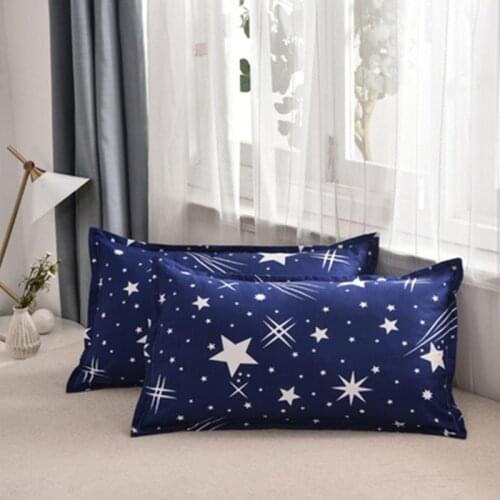 1 piece 48*74cm Rectangle cotton Throw Pillow Case Super Soft Pillowcases Washable Home Bed Adornment Solid Pillowcase 301-0822