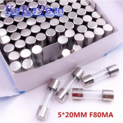 100pcs 5*20 Fast Blow glass fuse 30mA 32mA 40mA 50mA 63mA 80mA 315MA 250V 5*20mm F30mA F32mA F40mA F50mA F63mA F80mA F315MA