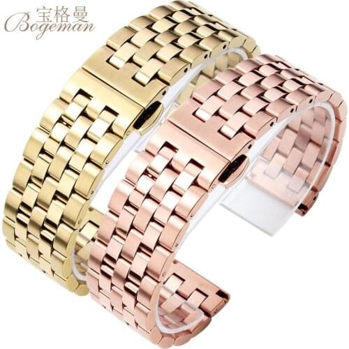 18mm 20mm 22 mm 24mm stainless steel watch, bracelet, butterfly, silver, black gold, substitute CITIZEN Seiko, installation tool