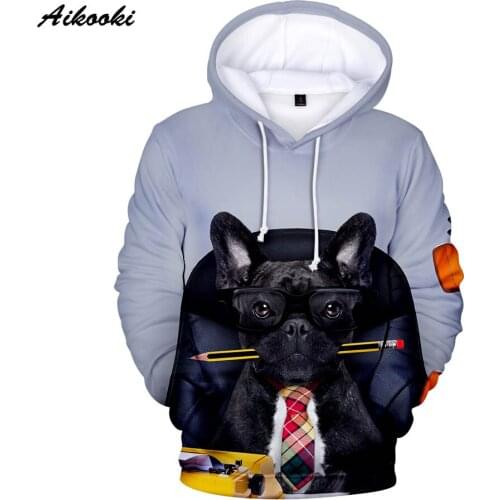 2021 Design Fashion French Bulldog Hoodies Men/Women Harajuku 3D Hoodies Sweatshirt Harajuku Casual Sweatshirt Pullover Clothes