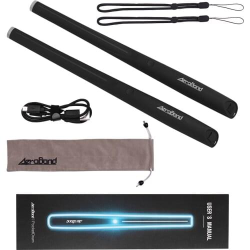 AeroBand DL-1903A PocketDrum Portable Air Drum Sticks Electronic Drumstick with Light Tutorial/ Game/ Free Modes for Kids Tenor