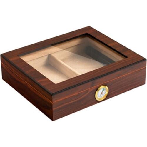 Cedar Wood Cigar Travel Humidor Box Portable Cigar Case with Humidifier Hygrometer Cigar Humidor Sigaren Box