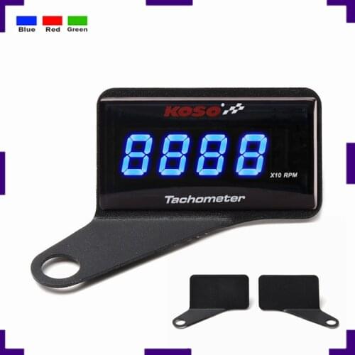 Universal Motorcycle Digital Tachometer KOSO RPM Mini Display Gauge For Yamaha NMAX XMAX 300 400 Y15 LC135