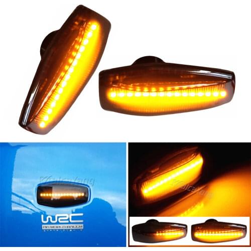 Dynamic Side Marker Lamp Smoked Led Turn Signal Light For Hyundai i10 Elantra Getz Sonata XG Terracan Tucson Coupe Trajet Matrix