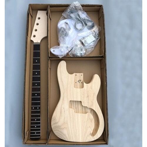 Bess semi-finished electric guitar, ash xylophone body, maple neck, rose fingerboard, complete set of accessories, postage inclu