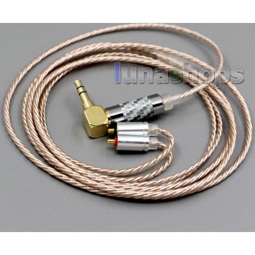 LN006372 Hi-Res Silver Plated XLR 3.5mm 2.5mm 4.4mm Earphone Cable For UE Live UE6Pro Lighting SUPERBAX IPX