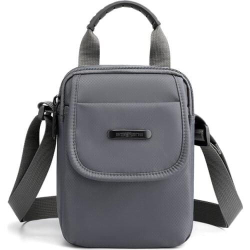 Small Business Messenger Bag For Men 2021 Casual Waterproof Nylon Shoulder Bag Summer Multi-pocket Portable Travel Handbags Sac