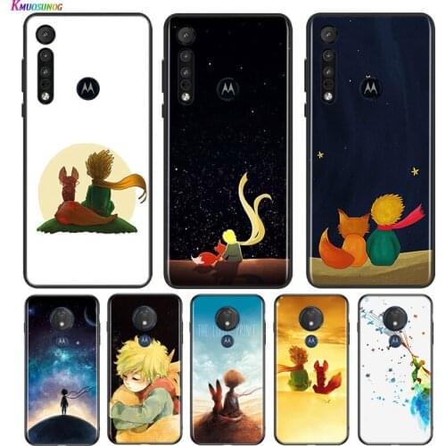 The Little Prince With The Fox For Motorola G9 G8 G Stylus Power One Fusion Hyper Edge E7 E6 5G Plus Play Lite Phone Case