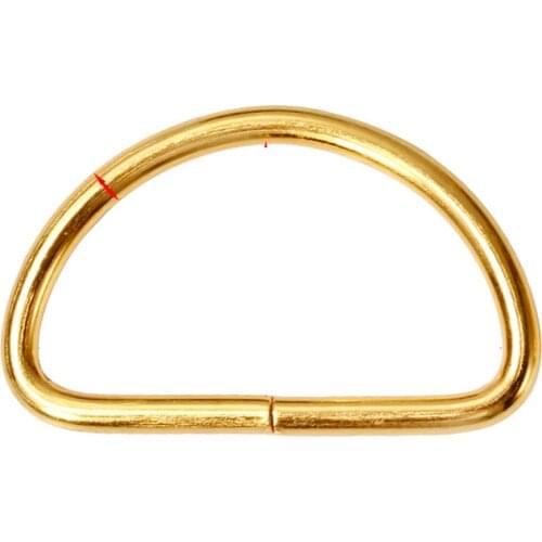 100PCS Metal D Ring Adjustable Buckle for Backpacks Straps Shoes Bags Cat Dog Collar Dee Buckles DIY Accessories