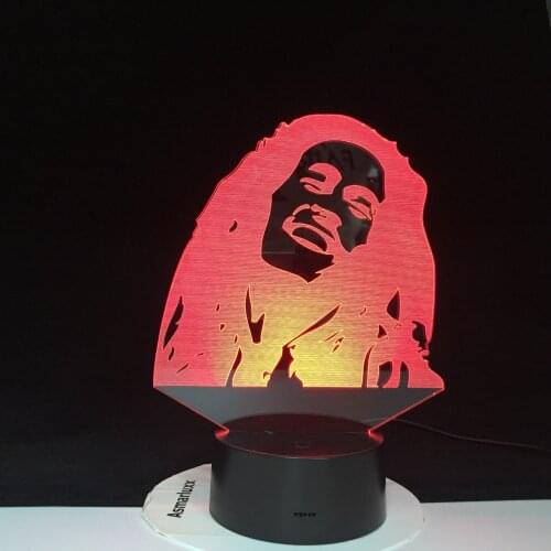 Music Godfather Singer Dropship Touch Sensor Best Present for Christmas for Indoor Decoration Usb Led Night Light 3D Lamp 3670