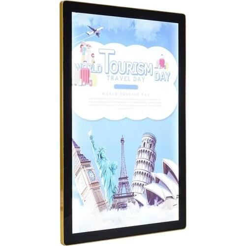 Customizable advertising backlit led light box whole acrylic frame sign aluminium plate light box