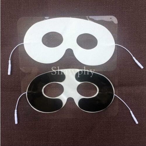 Non-woven TENS Electrode Pads Eyes Eassage Electrodes Sticky Patch for Electronic Pulse Therapy Massager + 2mm Pin Cable