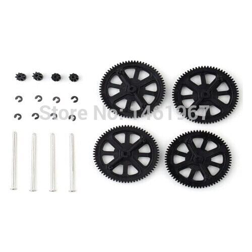 Parrot AR Drone 2.0 Quadcopter Spare Parts Motor Gears & Shafts Black/green