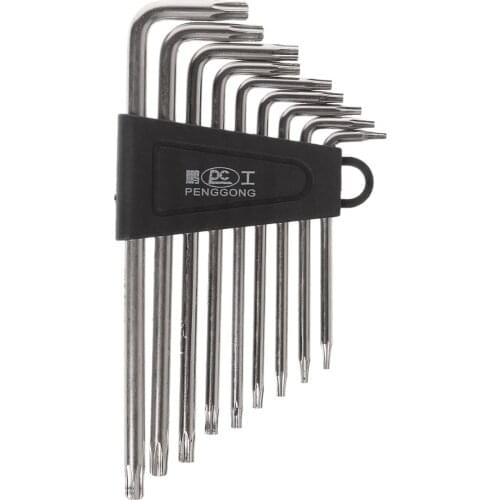Drop Ship 9 Pcs Hex Key Wrench Sets Torx L Shape Repair Tool Screwdriver Tool Set Useful