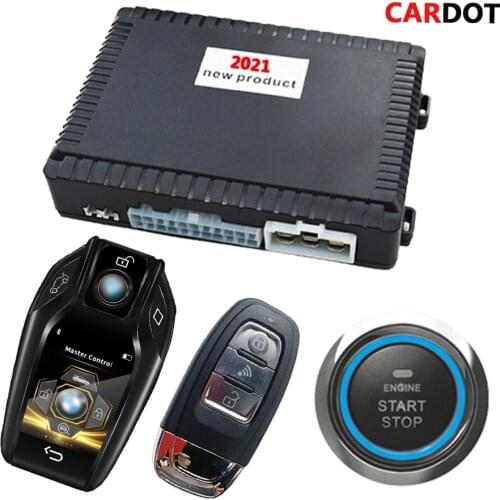 Drop Shipping KOL Anti-Hijacking Remote Engine Start Stop Key Lock Car Antenna Car Alarm System