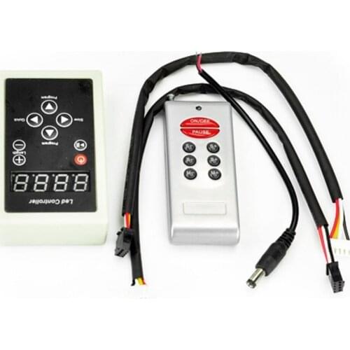 RGB LED Controller WS2801 Programmable DC 12V For LED RGB Pixel Strip WS2801 Remote Controller