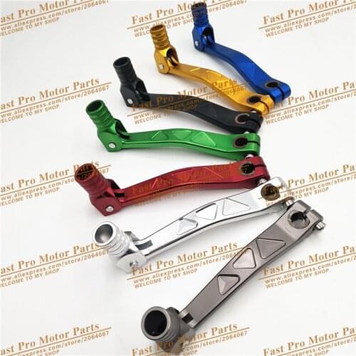 CNC Gear Lever Shift alloy aluminum for CRF KTM KLX dirt bike pit bike spare parts free shipping