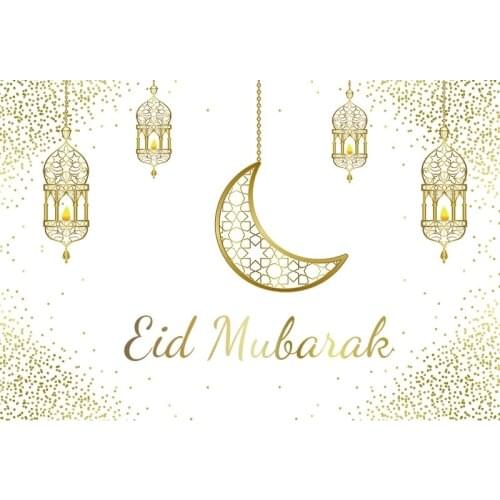 Sensfun Eid Mubarak Photo Party Background Vinyl Booth Props Photocall