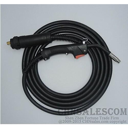 CHNsalescom MB-15AK MIG/MAG Welding Torch 5 Metre 16.4 Feet Euro Central Connector KZ-2