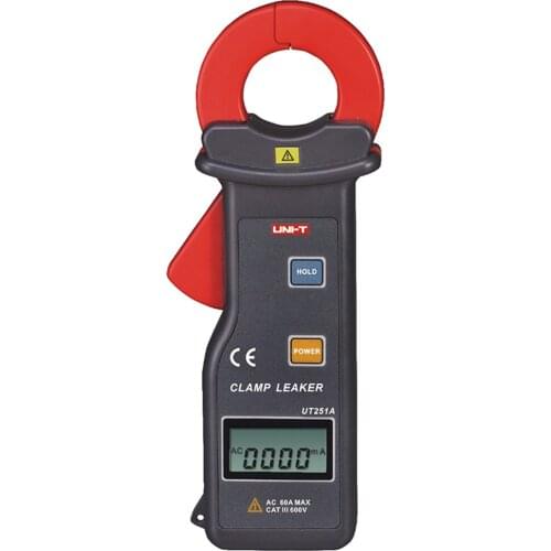 UNI-T UT251A High Precision Clamped Leakage Current Meter with RS232 Interface Digital Clamp Meter