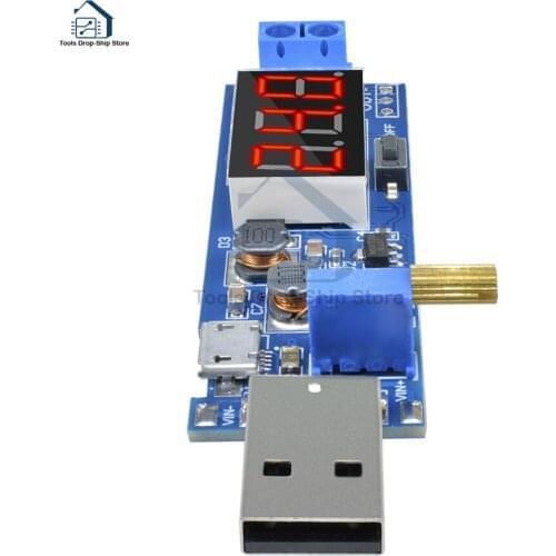 DC-DC 5V to 3.5V / 12V USB Step UP Step Down Power Supply Module Adjustable Boost Buck Converter Out DC 1.2V-24V XY-UP
