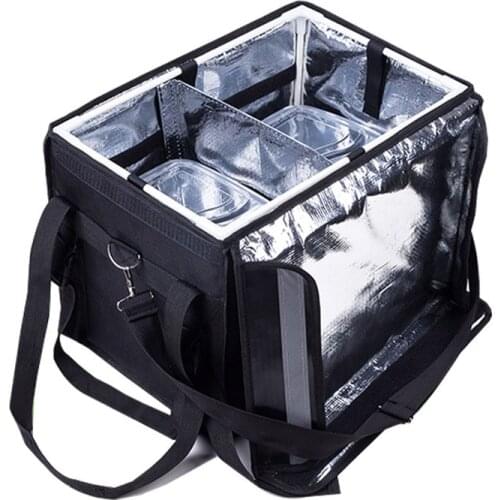 Waterproof Delivery Cooler Bags Takeaway Food Thermal Pouch Shoulder Large Capacity Picnic Camping Fruit Drink Keep Fresh Case