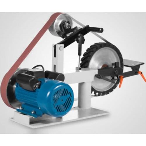 High Speed Belt Sander 2100 * 50mm Polishing Machine Knife Grinder Aluminum Pieces Safety Grinding Machine