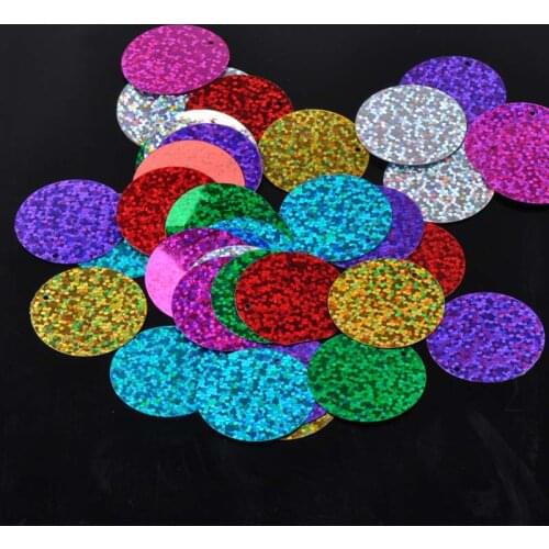 10g 29mm large sequins flat round pvc Sequin Paillette sewing craft for clothing wedding Christmas Decoration lentejuelas cp1571