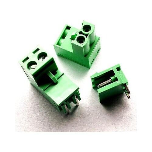20 Pcs 5.08mm Pitch 2 pin 2 way Looper Angle Screw Terminal Block Plug connector