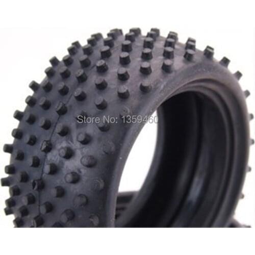 4pcs 1/10 Buggy Tires Tyre(Off-Road) with insert fits for 1:10 4WD Buggy Car 1/10 Tire