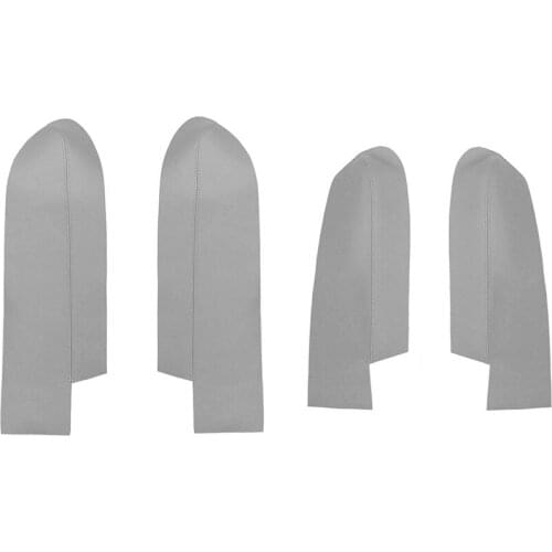 4pcs Gray Leather Door Panels Armrest Cover For Honda CRV 2007 2008 2009 2010 2011 Car Door Armrest Panel Surface Cover Trim