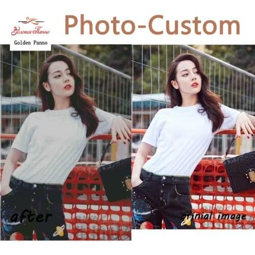 Diamond Painting Cross Stitch,Photo Custom,Full Round Rhinestones 5D DIY BeadWork Diamond Embroidery Square Handmade Gift