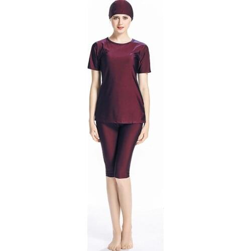 Arabic Women Swimsuit Burkini Muslim Swimwear Hooded Hijab Modest Swim Surf Wear Turkey Sport Swiming Suit Islamic Clothing