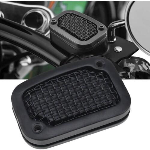 Front Brake Fluid Reservoir Cover Master Cylinder Cap for Harley Electra Glide Road Street Ultra Limited Special FLHXS