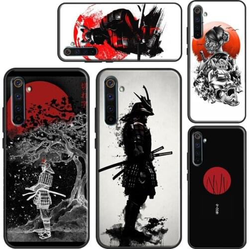 Japanese Samurai Ninja Case For OPPO Realme 8 Pro 6 7 Q3 Pro C3 C11 C15 C21 GT OnePlus 8 Pro 9 Pro 7T 8T 9R Cover