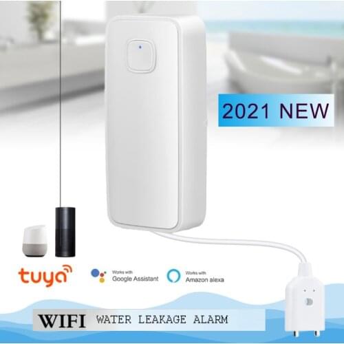 Wifi Water Leakage Sensor Alarm Tuya Independent Leak Alarm Detector Flood Alert Smart Home Security Water Leak Sensor Detector