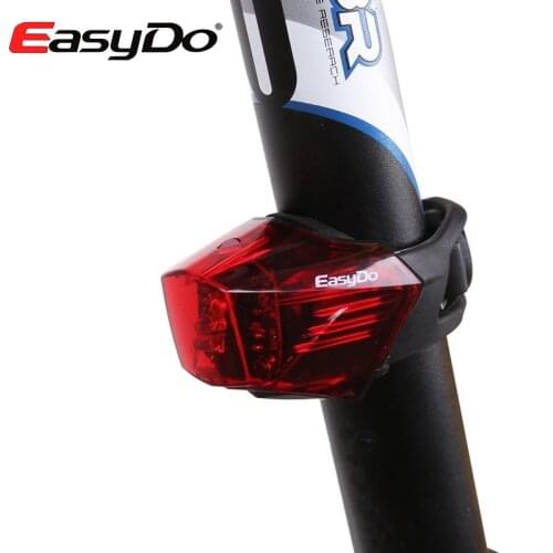 EasyDo USB Chargeable Bike Rear Light Bicycle LED Lamp Mountain MTB Road Seatpost Cycling Taillight Waterproof Luces Bicicleta
