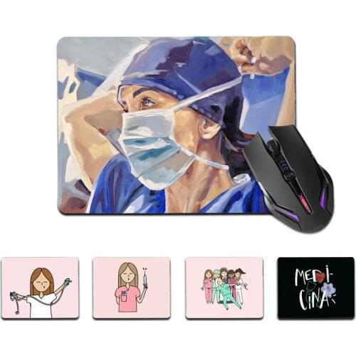FHNBLJ Top Quality Doctor Nurse Medicine Unique Desktop Pad Game Mousepad Top Selling Wholesale Gaming Pad mouse