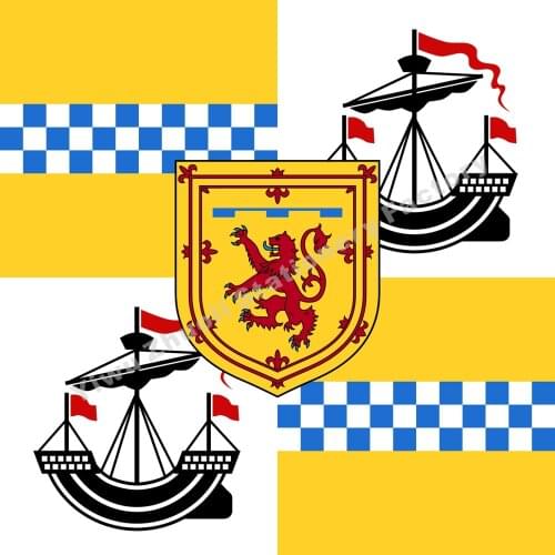 British Duke Rothesay Scotland Flag 120X120cm (4x4FT) 120g 100D Polyester Double Stitched High Quality Banner Free Shipping